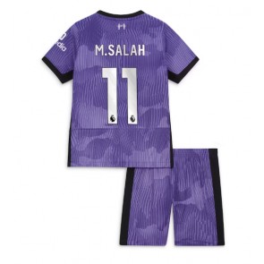 Liverpool Mohamed Salah #11 Replika Babytøj Tredje sæt Børn 2023-24 Kortærmet (+ Korte bukser)